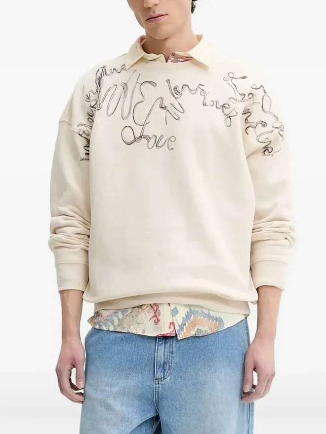 Desigual Desigual 刺繍入り クルーネック スウェットシャツの商品画像