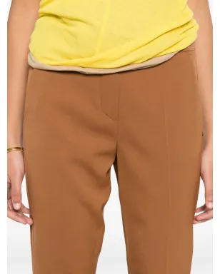Sportmax スリットパンツ ブラウン - サムネイル5
