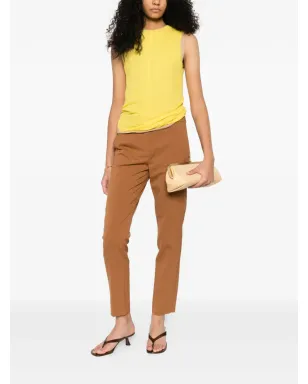 Sportmax スリットパンツ ブラウン - サムネイル2