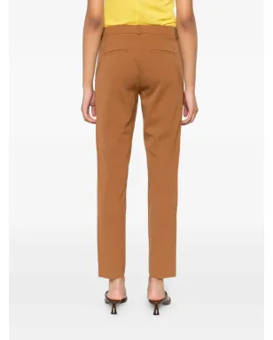 Sportmax スリットパンツ ブラウン - サムネイル4