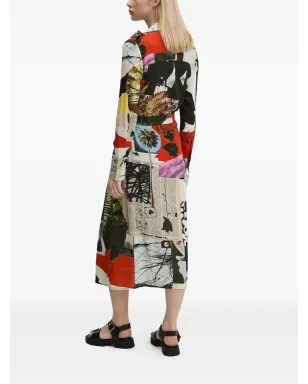 Desigual ベルト付きプリントシャツドレス - サムネイル2