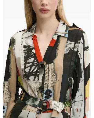 Desigual ベルト付きプリントシャツドレス - サムネイル3
