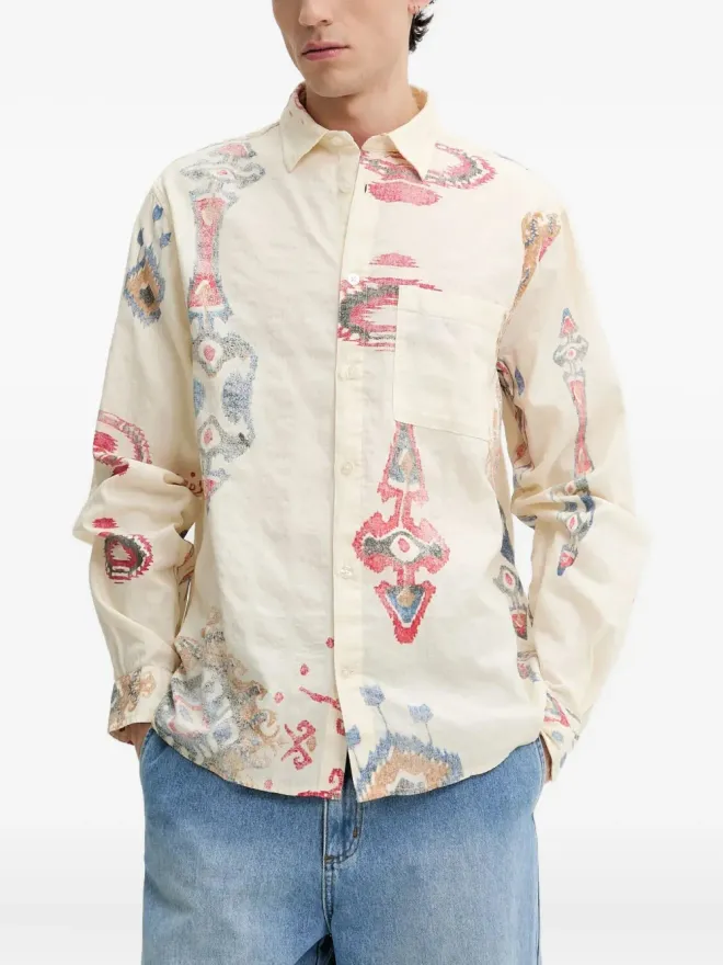 Desigual Desigual アブストラクトプリント ポケットシャツの商品画像