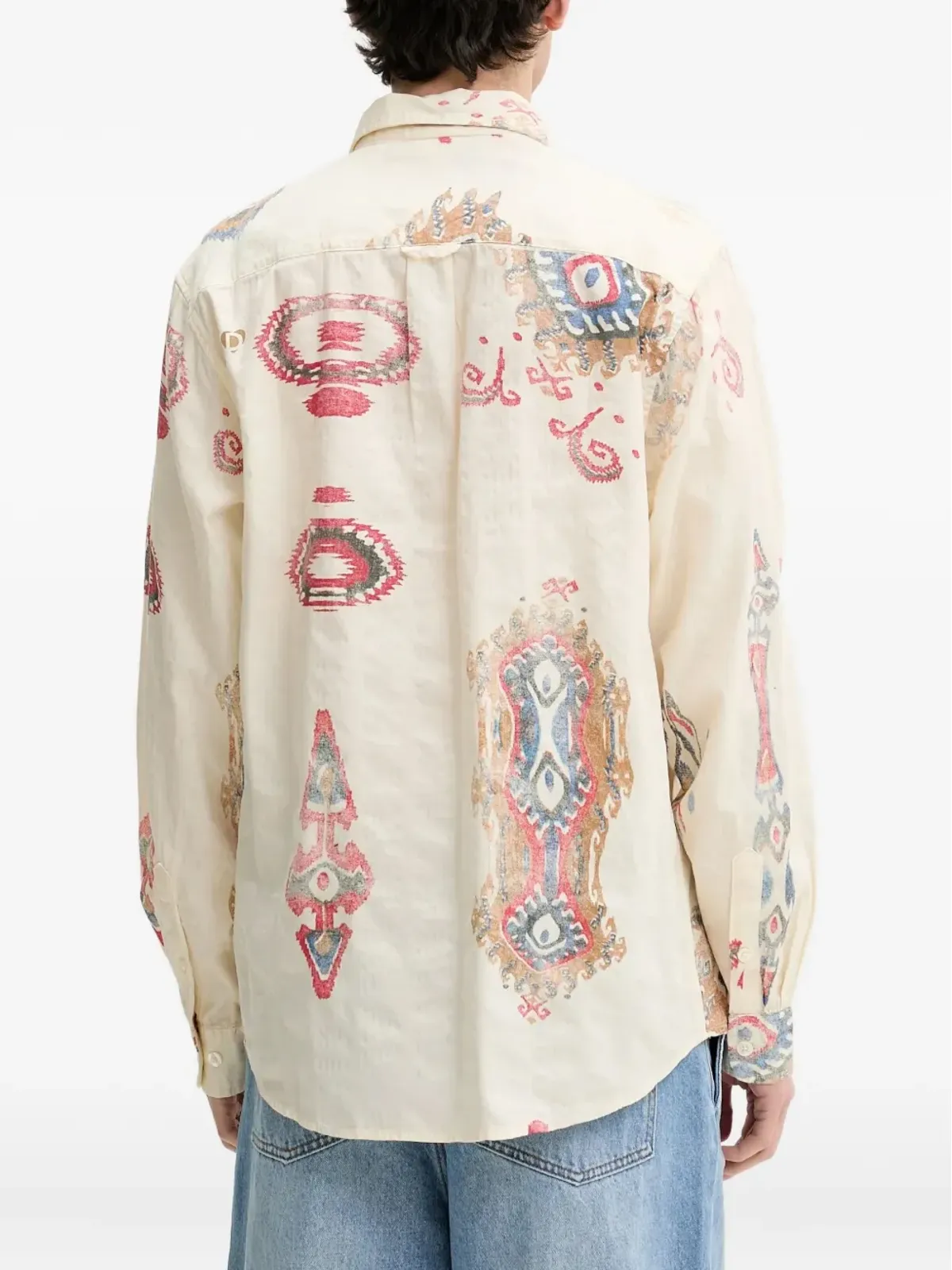 Desigual アブストラクトプリント ポケットシャツ - 画像3