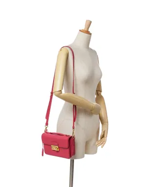 Prada Pre-Owned サフィアーノ・サウンドロック・サッチェル - ピンク - サムネイル2
