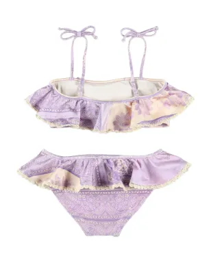 ZIMMERMANN Kids フリル付きペイズリープリントビキニ - サムネイル3
