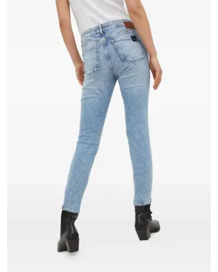 Drykorn light-wash distressed skinny jeans - Blue - サムネイル2