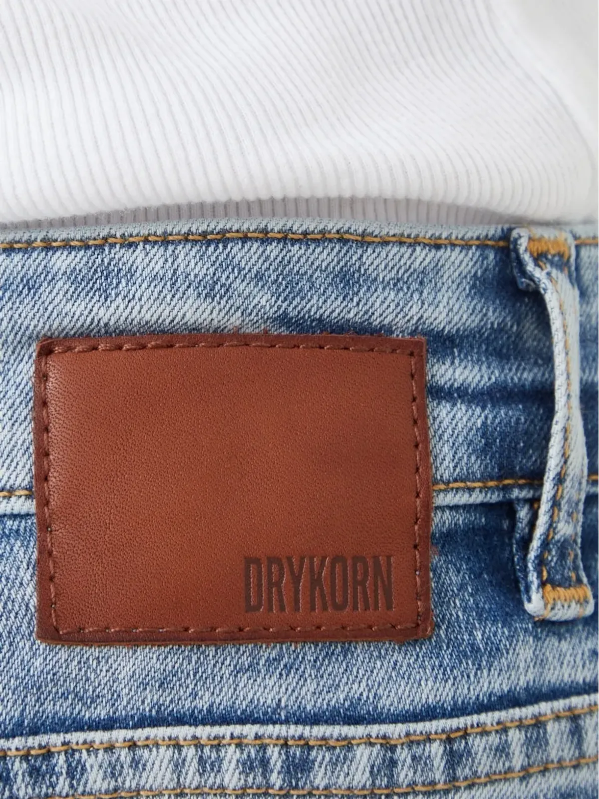Drykorn light-wash distressed skinny jeans - Blue - 画像3