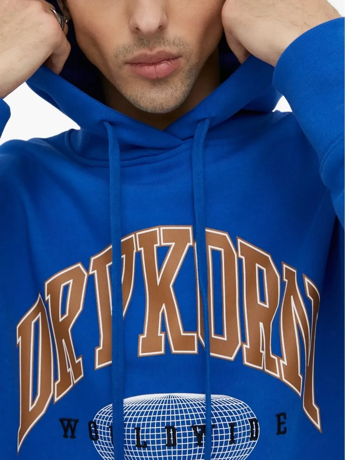 Drykorn ロゴプリント・フーディー - 画像3