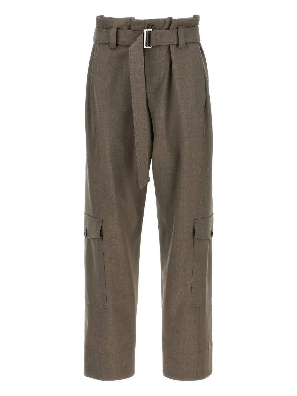 Brunello Cucinelli ベルト付きカーゴパンツ - グレー - 画像1