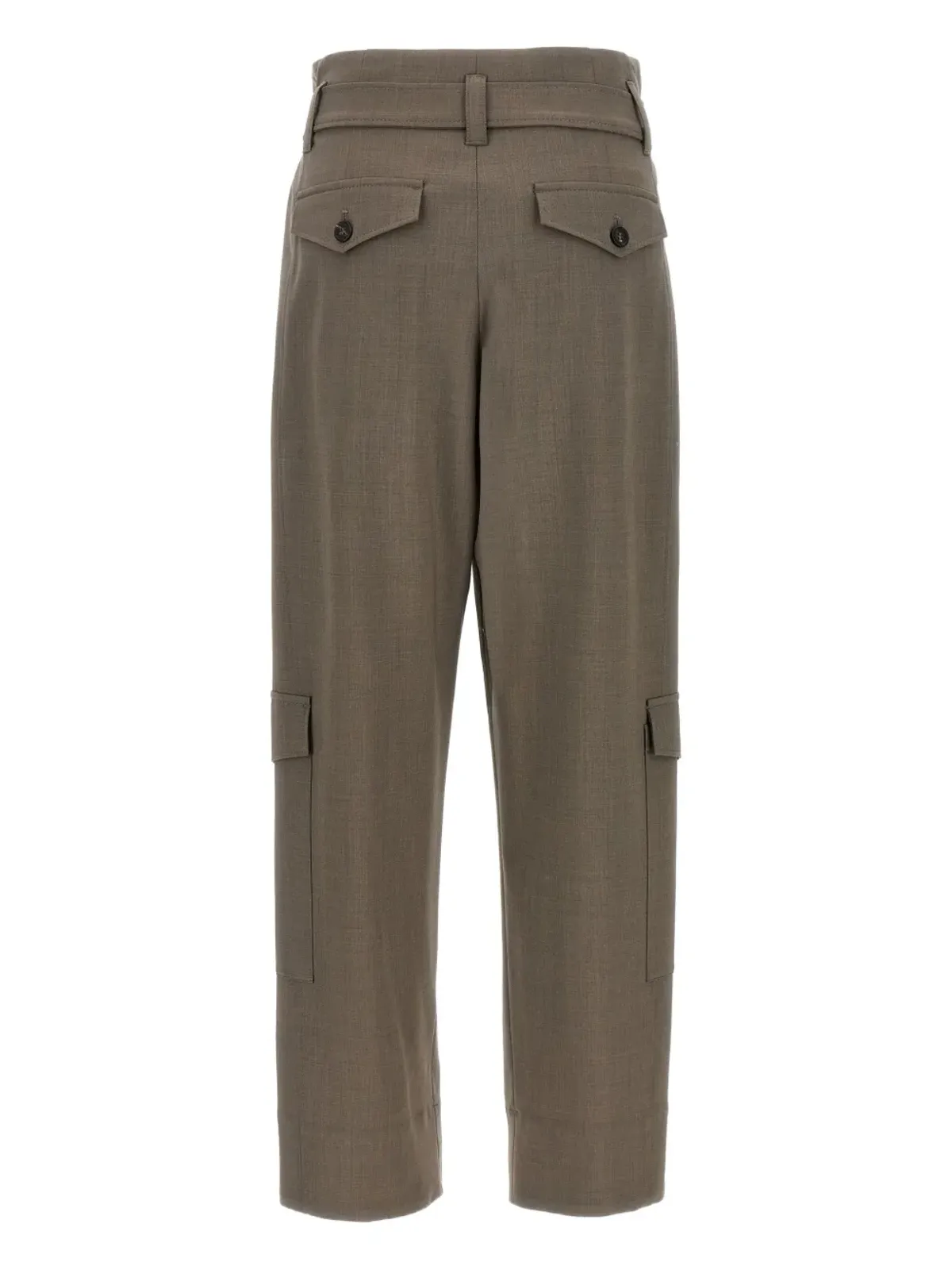 Brunello Cucinelli ベルト付きカーゴパンツ - グレー - 画像2