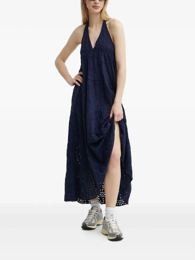 Desigual Desigual ホルターネック サイドスリット マキシドレスの商品画像