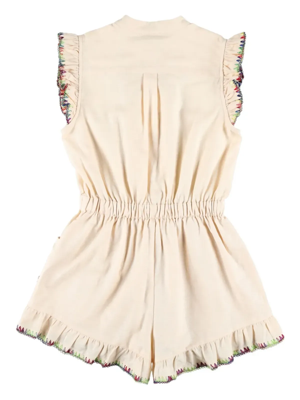 ZIMMERMANN Kids ルーシー ラッフル付き ボタン前開き ロンパース - 画像2