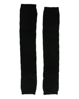 P.A.R.O.S.H. textured-knit gloves - Black - サムネイル1