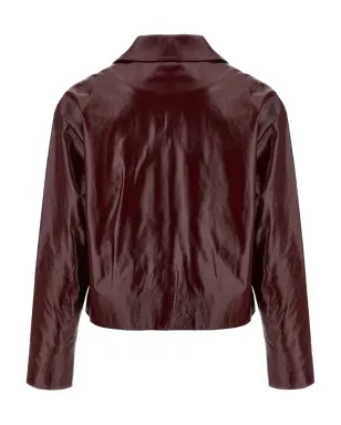 Self-Portrait cropped jacket - Red - サムネイル2