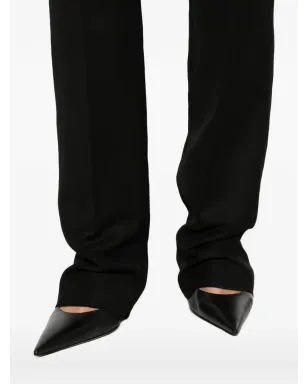 Sportmax フロントプリーツパンツ ブラック - サムネイル5