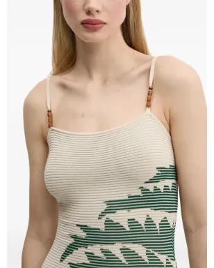 Desigual Marsella palm-textured midi dress - サムネイル3
