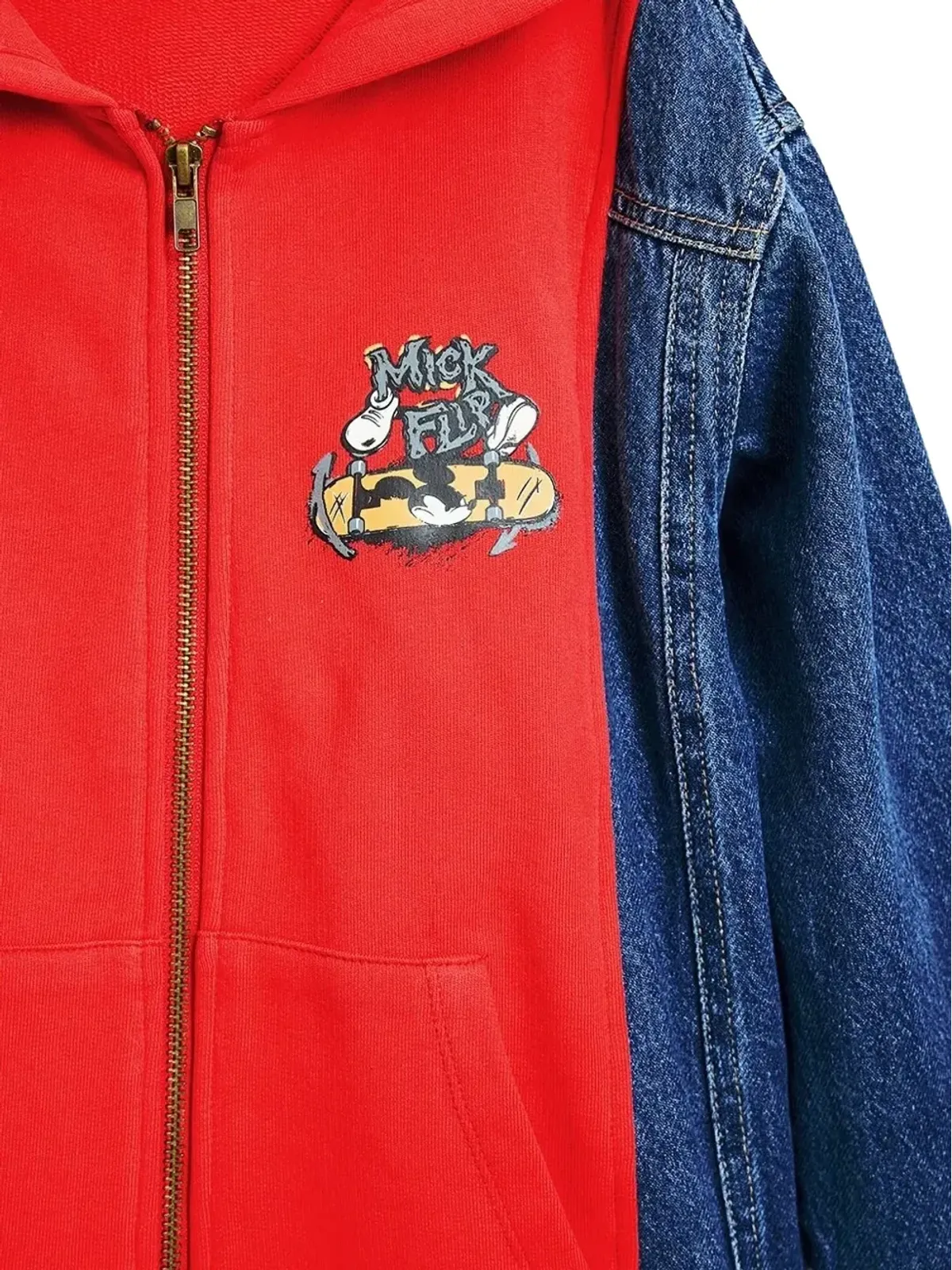 Desigual x Mickey Mouse デニムジャケット - 画像4