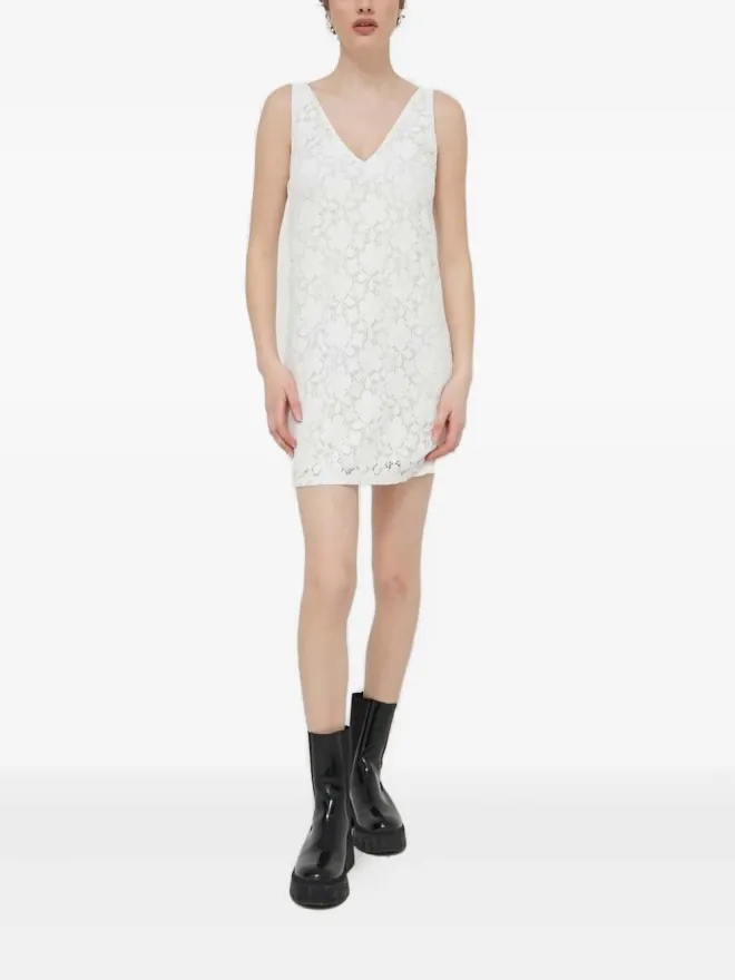 Desigual Desigual 花柄レースドレス - Whiteの商品画像