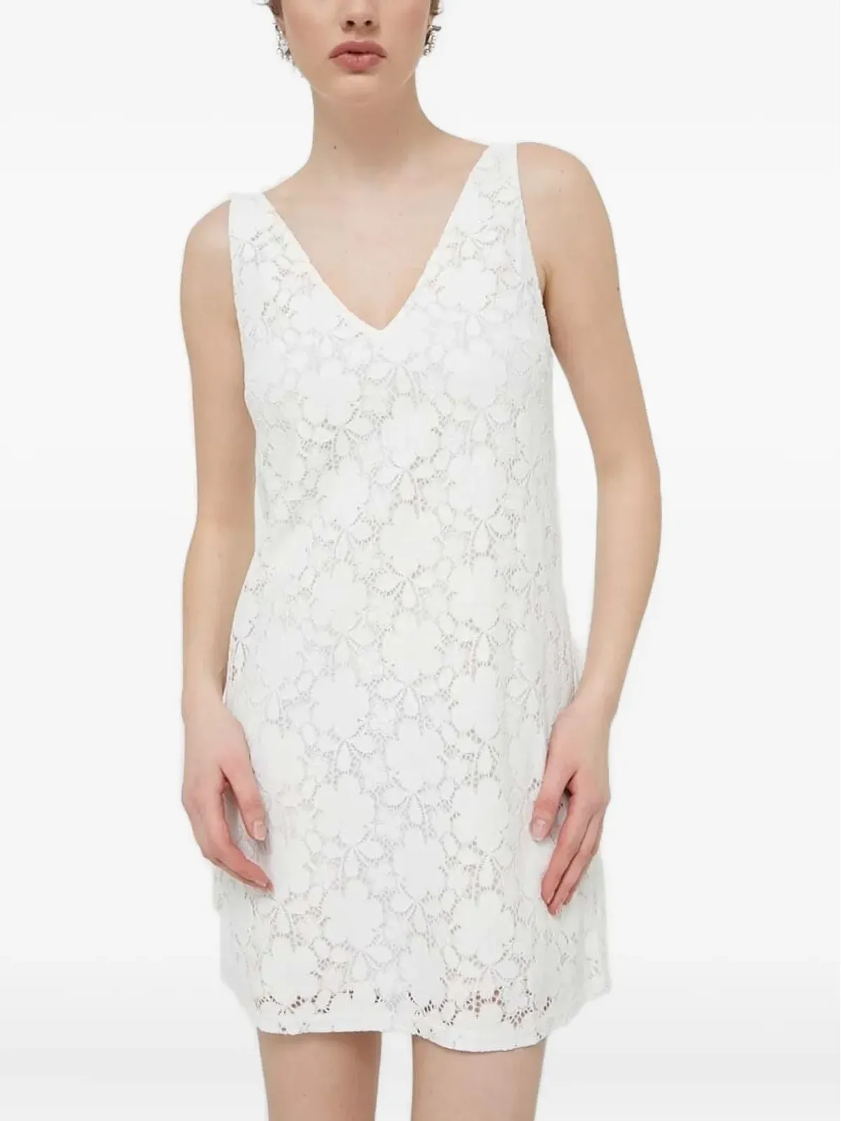 Desigual 花柄レースドレス - White - 画像2