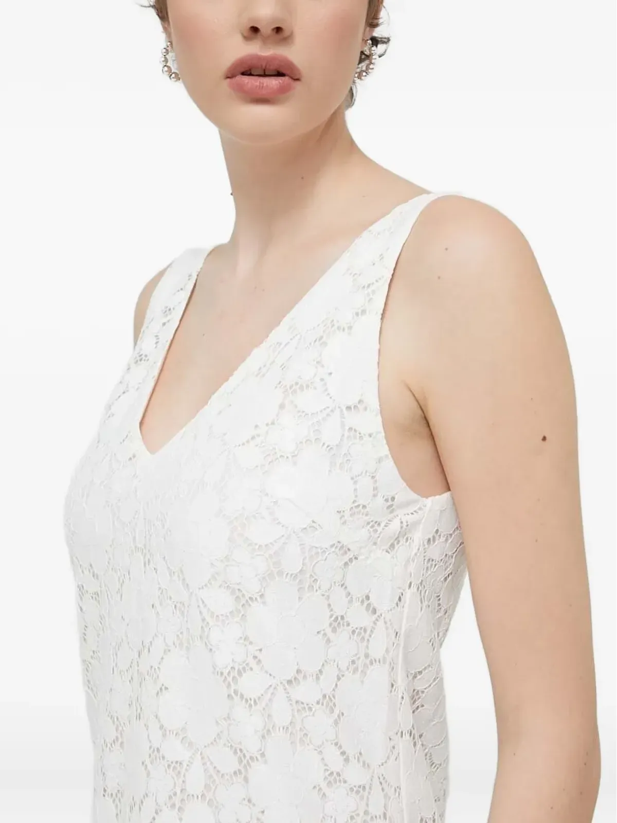 Desigual 花柄レースドレス - White - 画像3