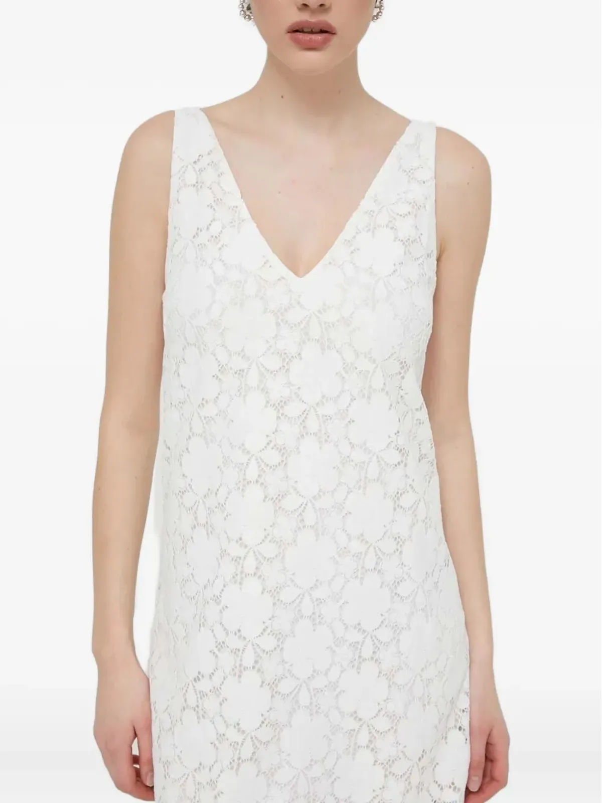 Desigual 花柄レースドレス - White - 画像4