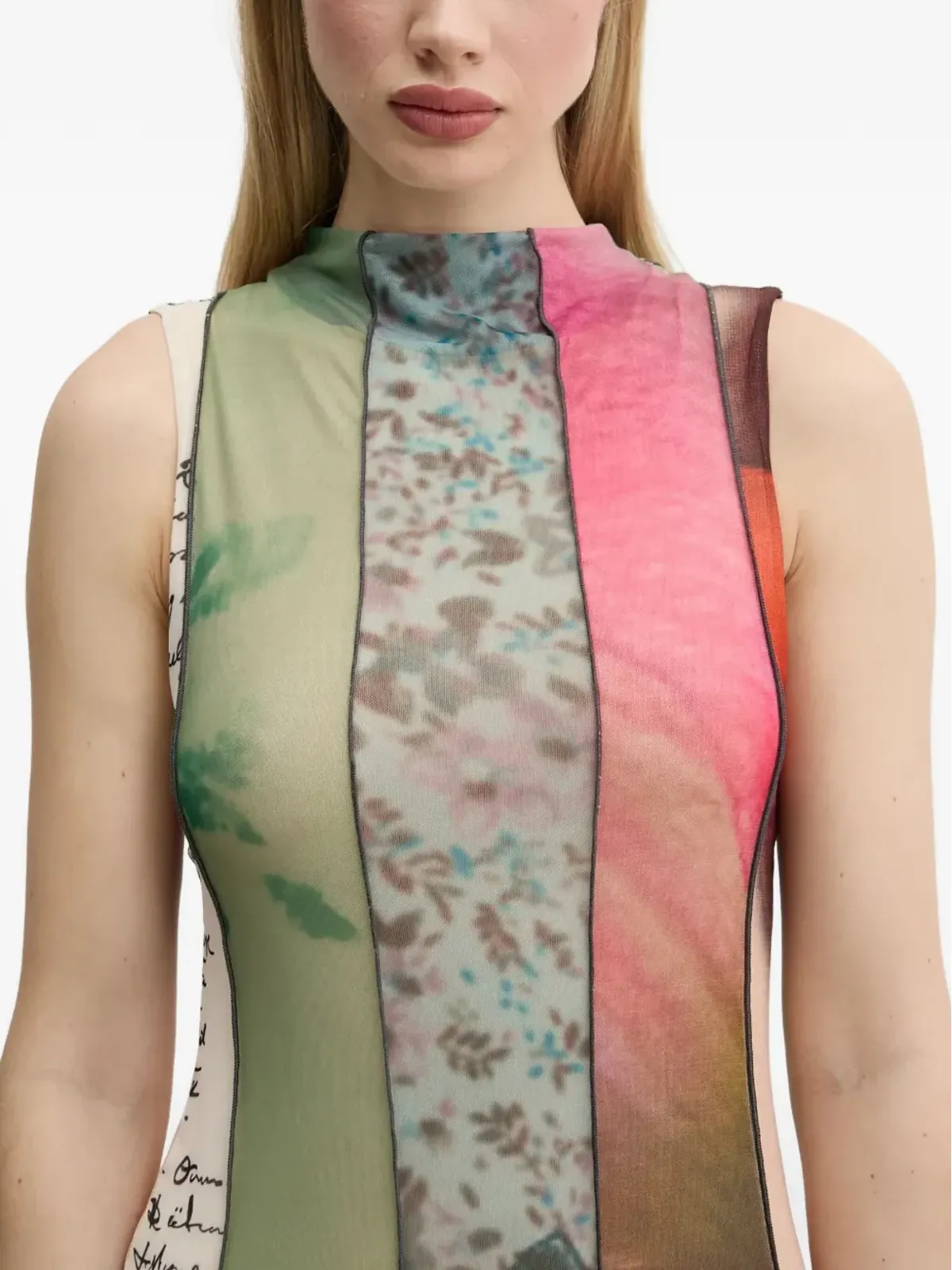 Desigual パネルデザインのミニドレス - 画像4
