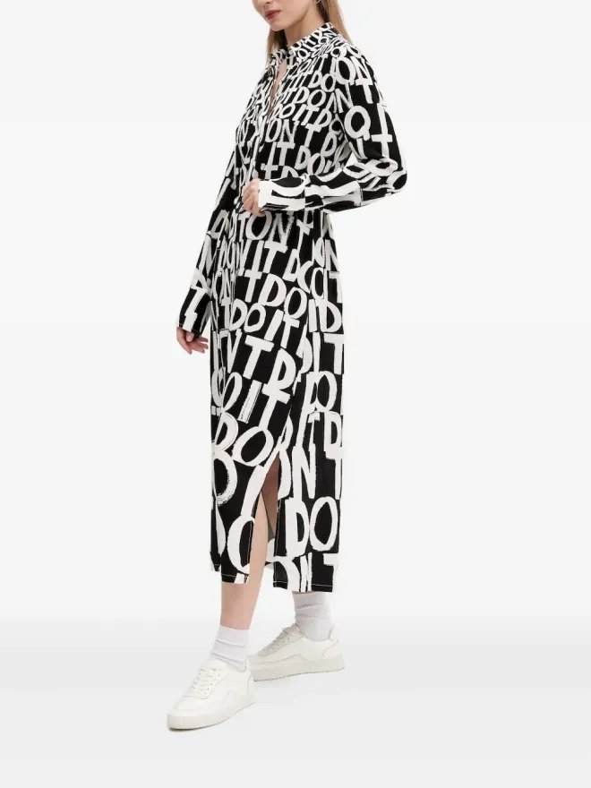 Desigual Desigual グラフィックプリント シャツドレスの商品画像
