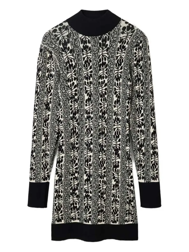 Desigual Desigual M. Christian Lacroix floral-print mini dress - Blackの商品画像