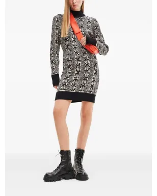 Desigual M. Christian Lacroix floral-print mini dress - Black - サムネイル2