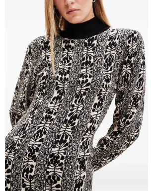 Desigual M. Christian Lacroix floral-print mini dress - Black - サムネイル4