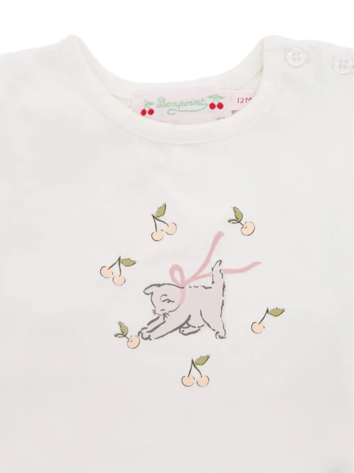Bonpoint プリント長袖Tシャツ - 画像3