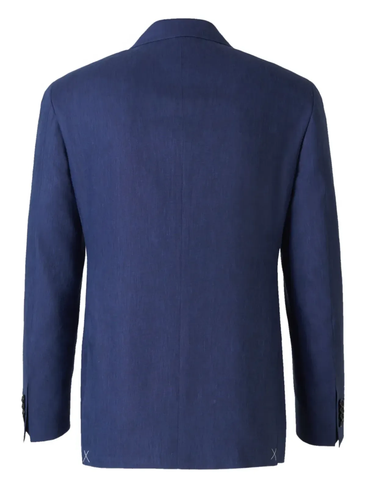 Canali 2ボタン・フラップポケット・スーツ ブルー - 画像3