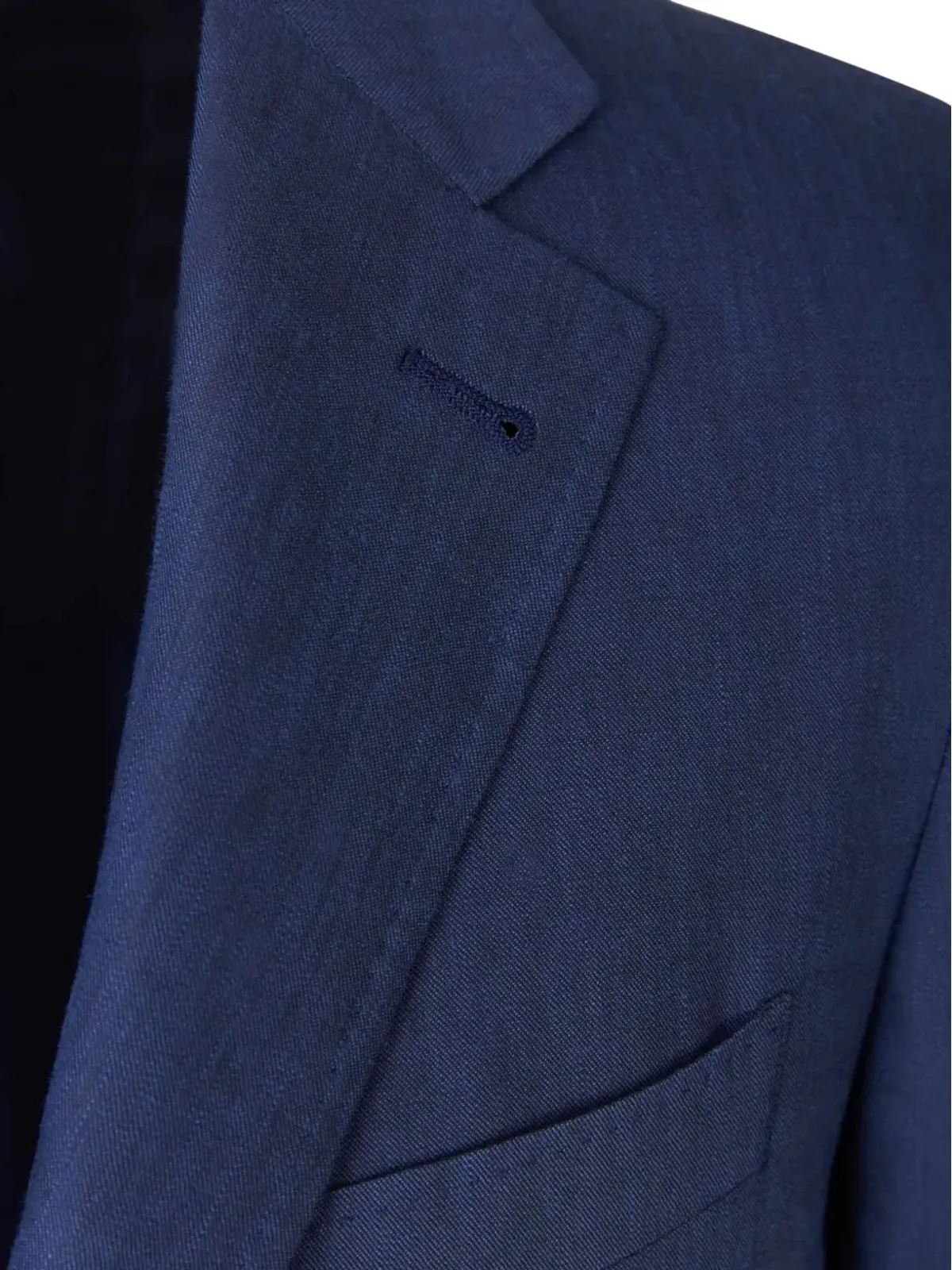 Canali 2ボタン・フラップポケット・スーツ ブルー - 画像4