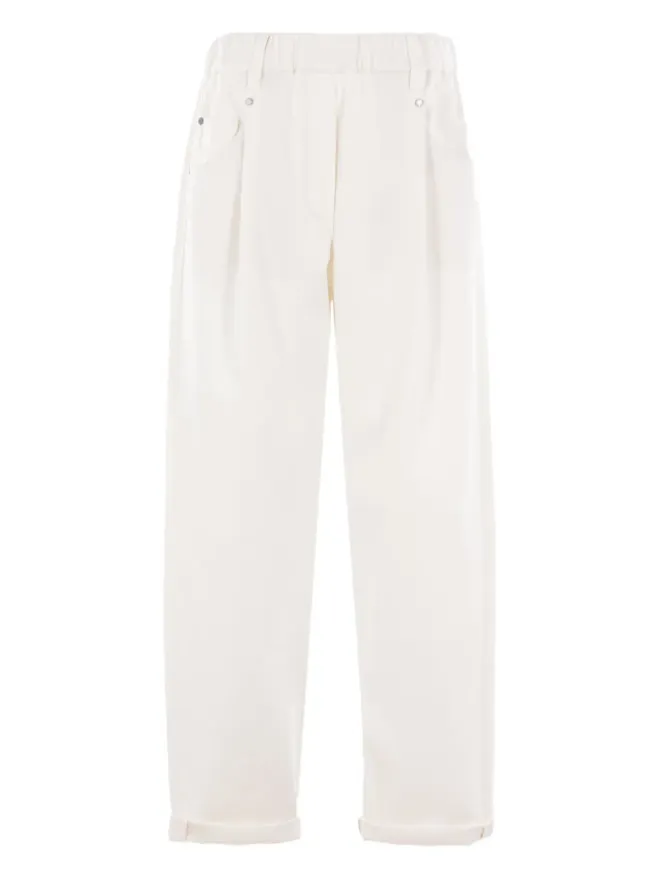 Brunello Cucinelli Brunello Cucinelli エラスティックウエストパンツの商品画像