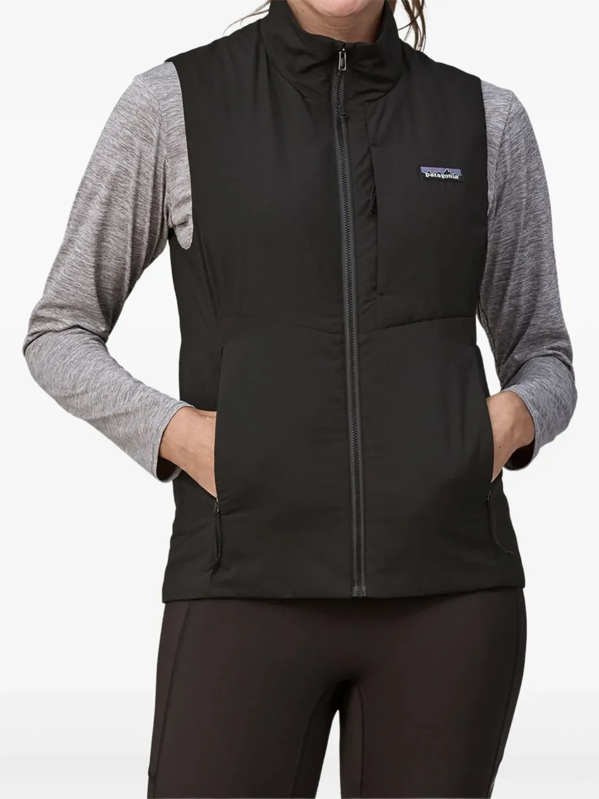 Patagonia キルテッドジップフロントベスト - 画像2