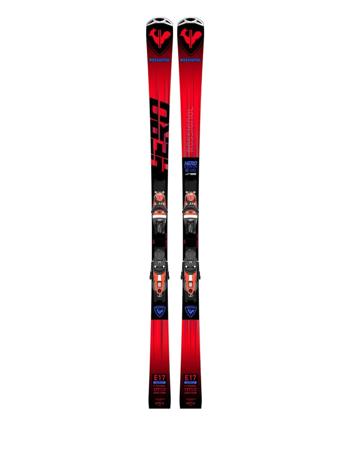 Rossignol Hero Elite LT TI Konect スキー レッド - 画像1