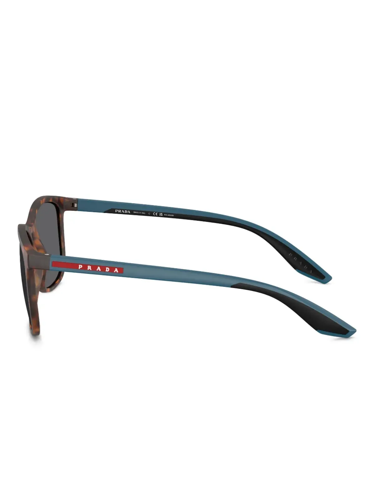 Prada Linea Rossa tortoiseshell square sunglasses - 画像4