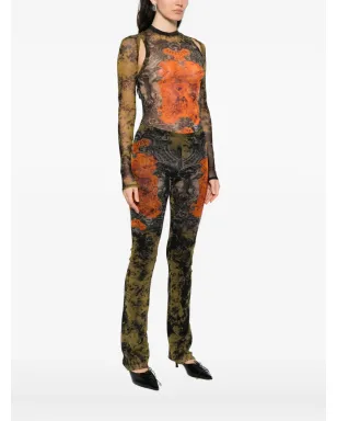 Jean Paul Gaultier プリント袖のトップス - ブラック - サムネイル3