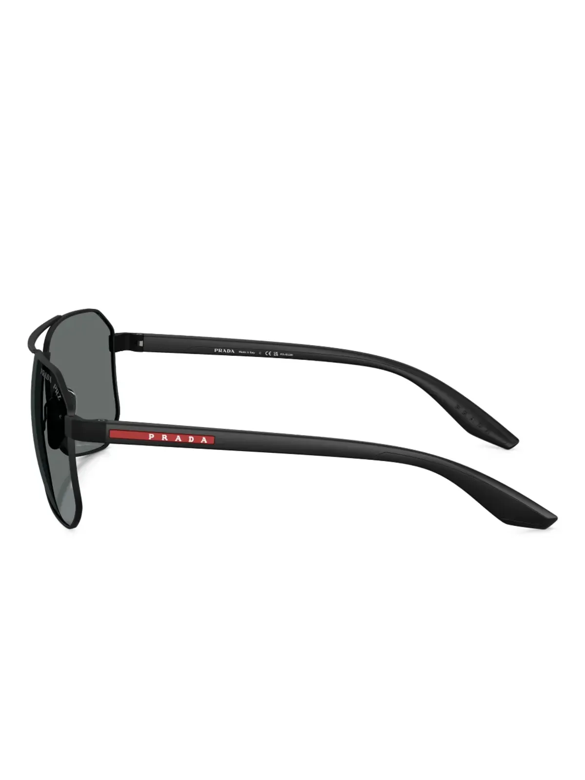 Prada Linea Rossa ジオメトリックフレーム サングラス - 画像4