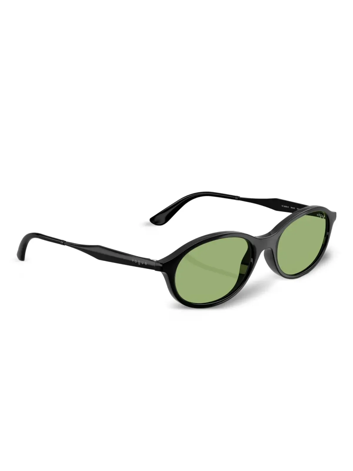 Vogue Eyewear ラウンドフレーム サングラス ブラック - 画像5