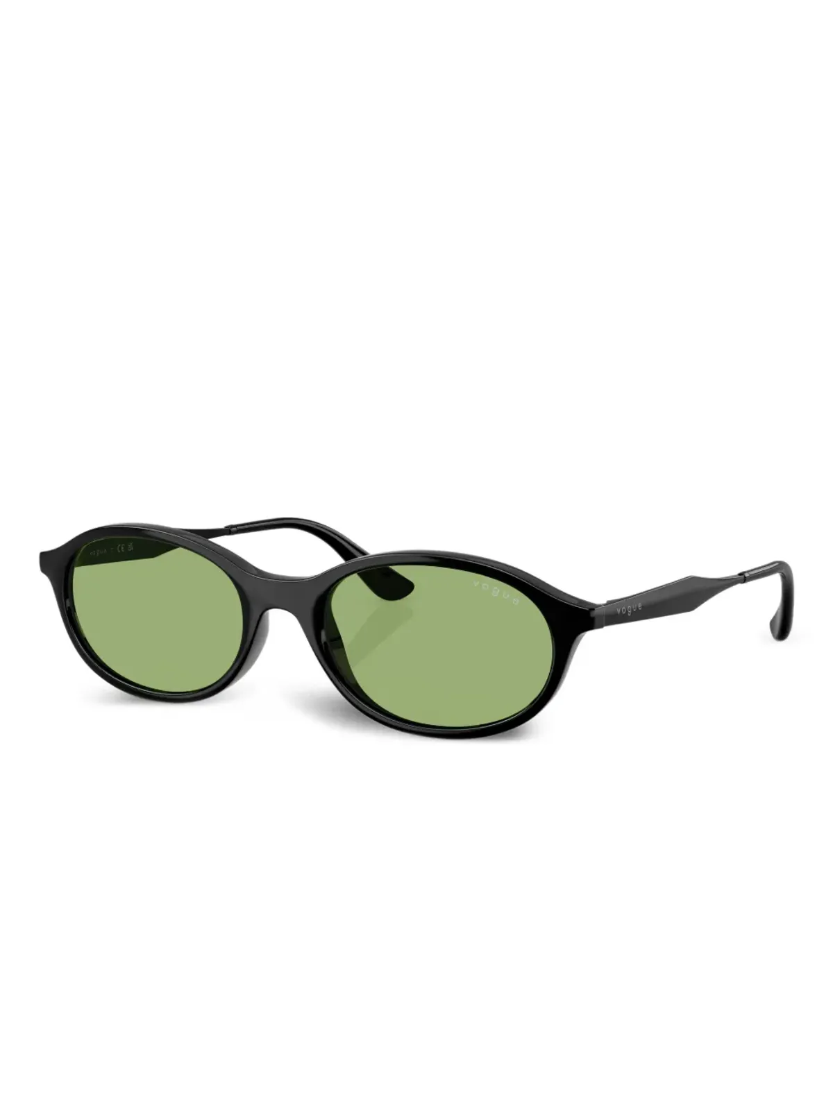 Vogue Eyewear ラウンドフレーム サングラス ブラック - 画像2