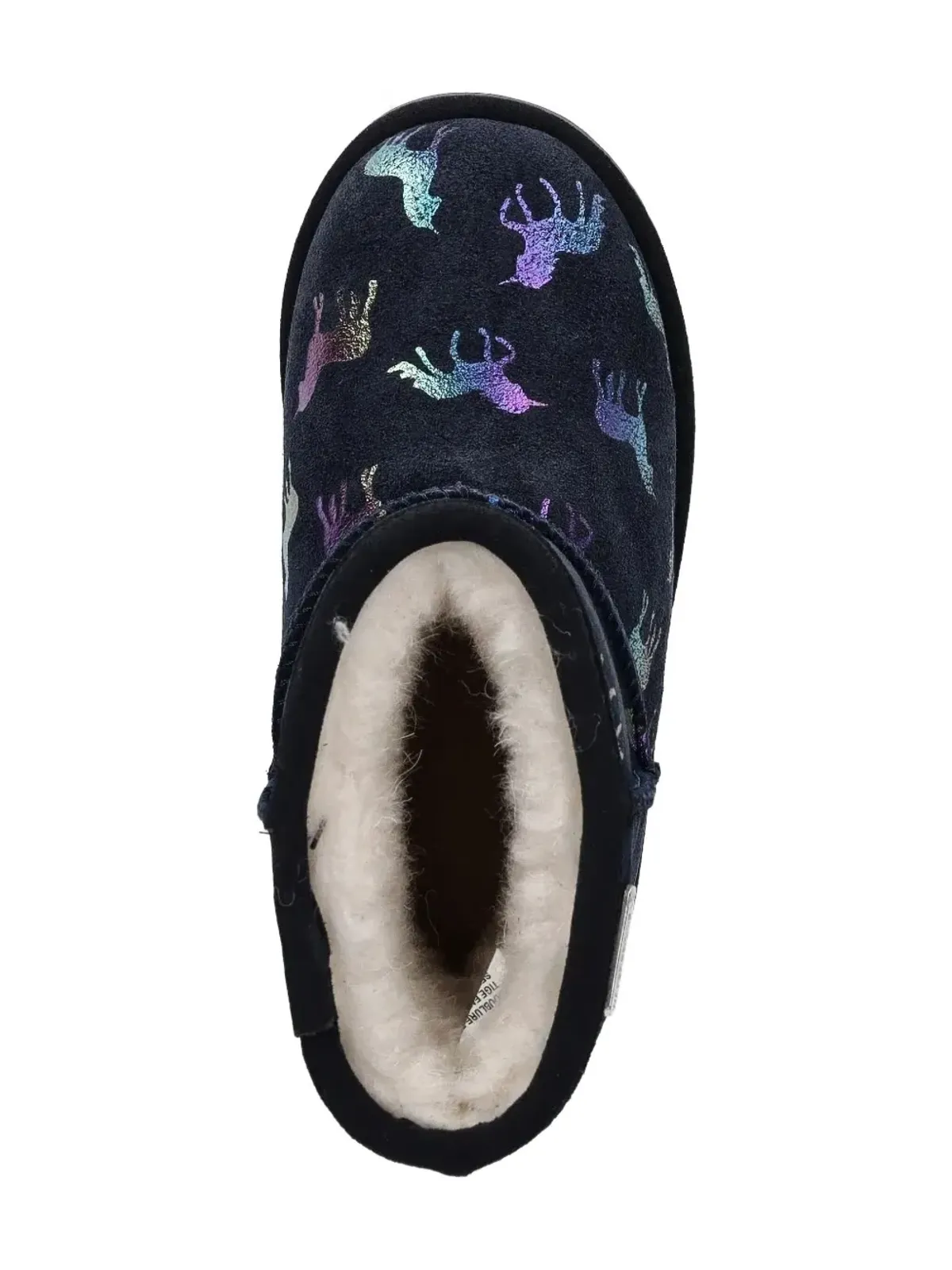 Emu Kids unicorn-print boots - Blue - 画像3