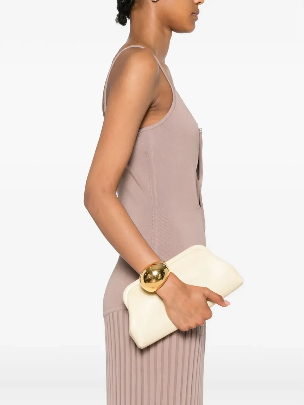 Jimmy Choo Skylar クラスプチェーン クラッチバッグ - 画像2