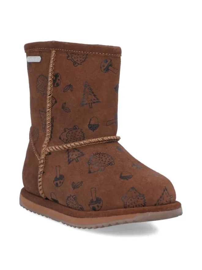Emu Kids Emu Kids woodland-print ブーツの商品画像