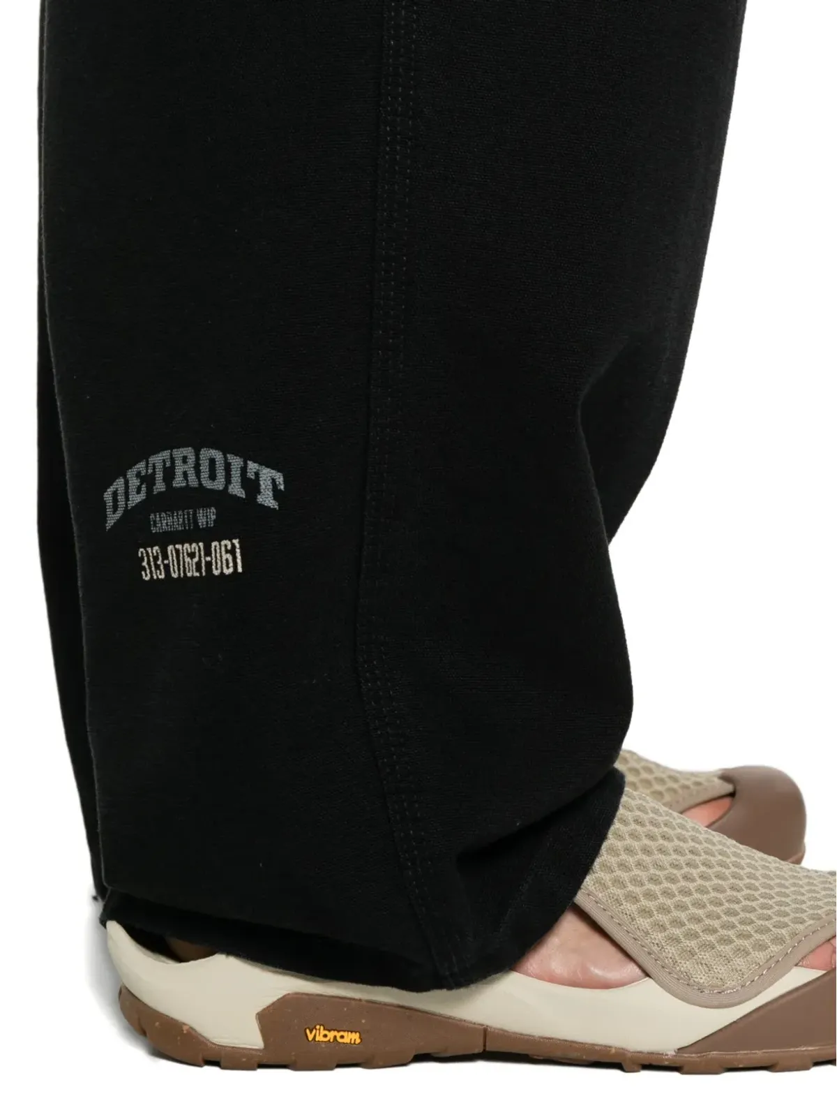 Carhartt WIP オーガニックコットンジーンズ ブラック - 画像5