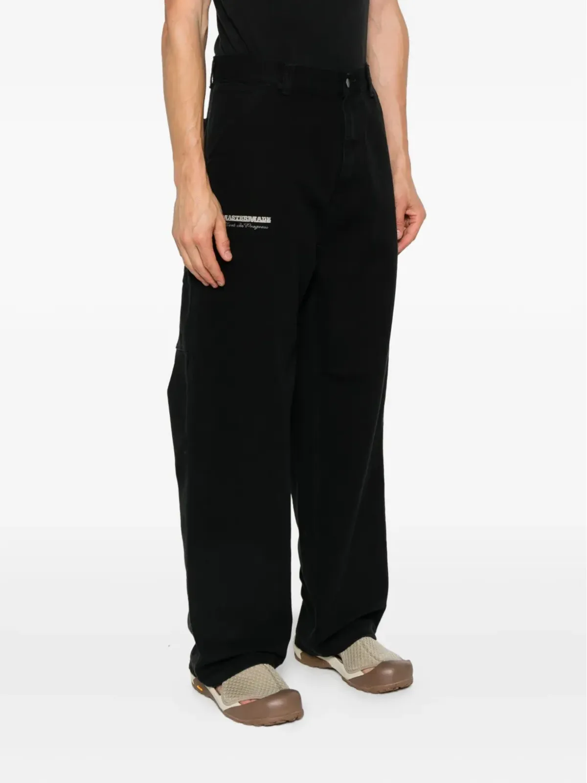 Carhartt WIP オーガニックコットンジーンズ ブラック - 画像3