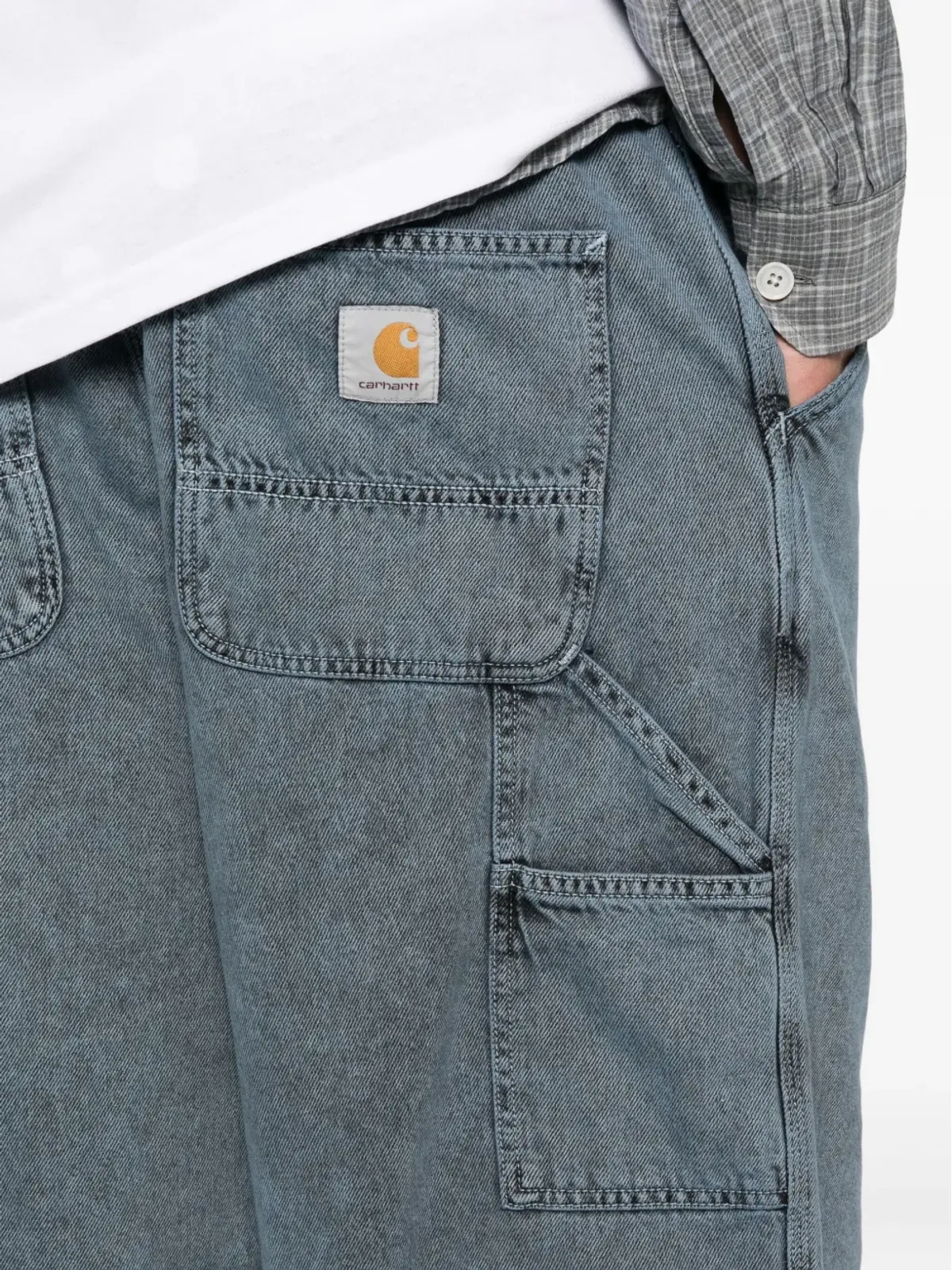 Carhartt WIP エヴァン コットンジーンズ - 画像5