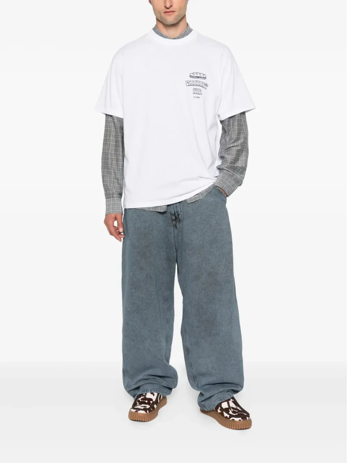 Carhartt WIP エヴァン コットンジーンズ - 画像2