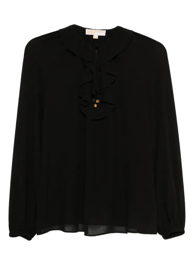 Michael Michael Kors Michael Michael Kors フリルネックブラウスの商品画像